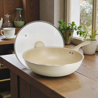 瑞士MONCROSS百合白鈦石炒鍋組