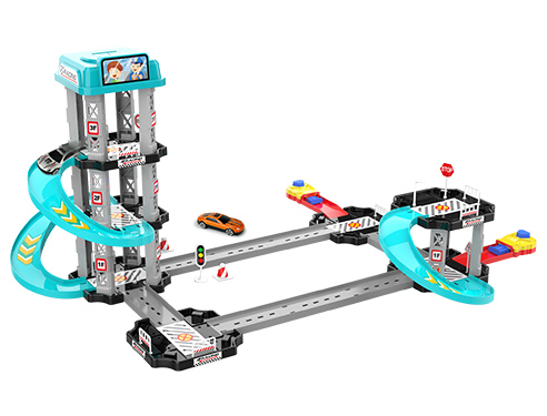 酷炫彈射軌道停車場